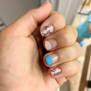 5 for $15 Nail Wraps- Just Peachy (transparent)